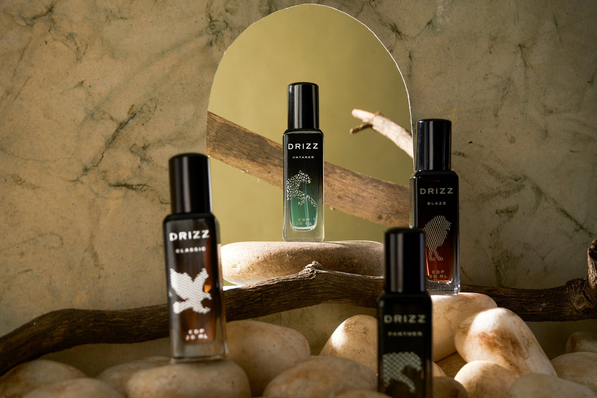 DRIZZ Classic Eau de Parfum lifestyle shot