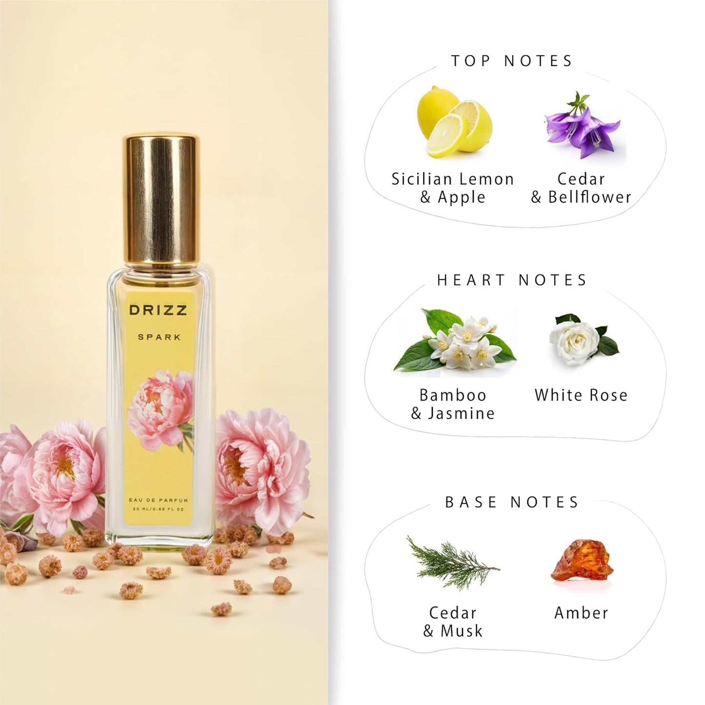 DRIZZ Spark Luxury Eau De Parfum for Women 20ml
