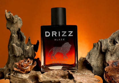 DRIZZ Blaze Eau de Parfum lifestyle shot