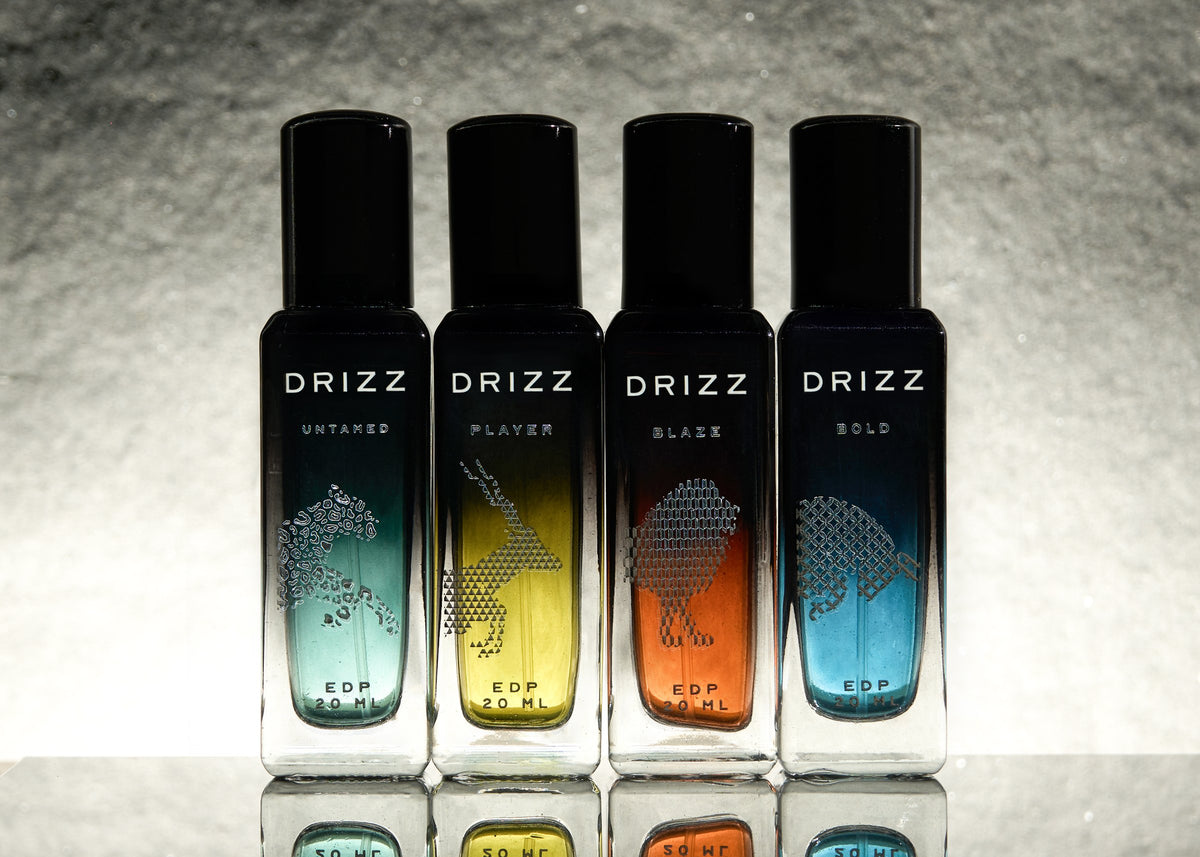 DRIZZ Bold Eau de Parfum lifestyle shot