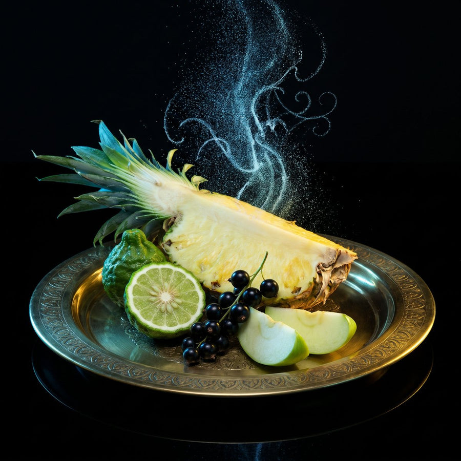 Pineapple · Bergamot · Blackcurrant · Apple