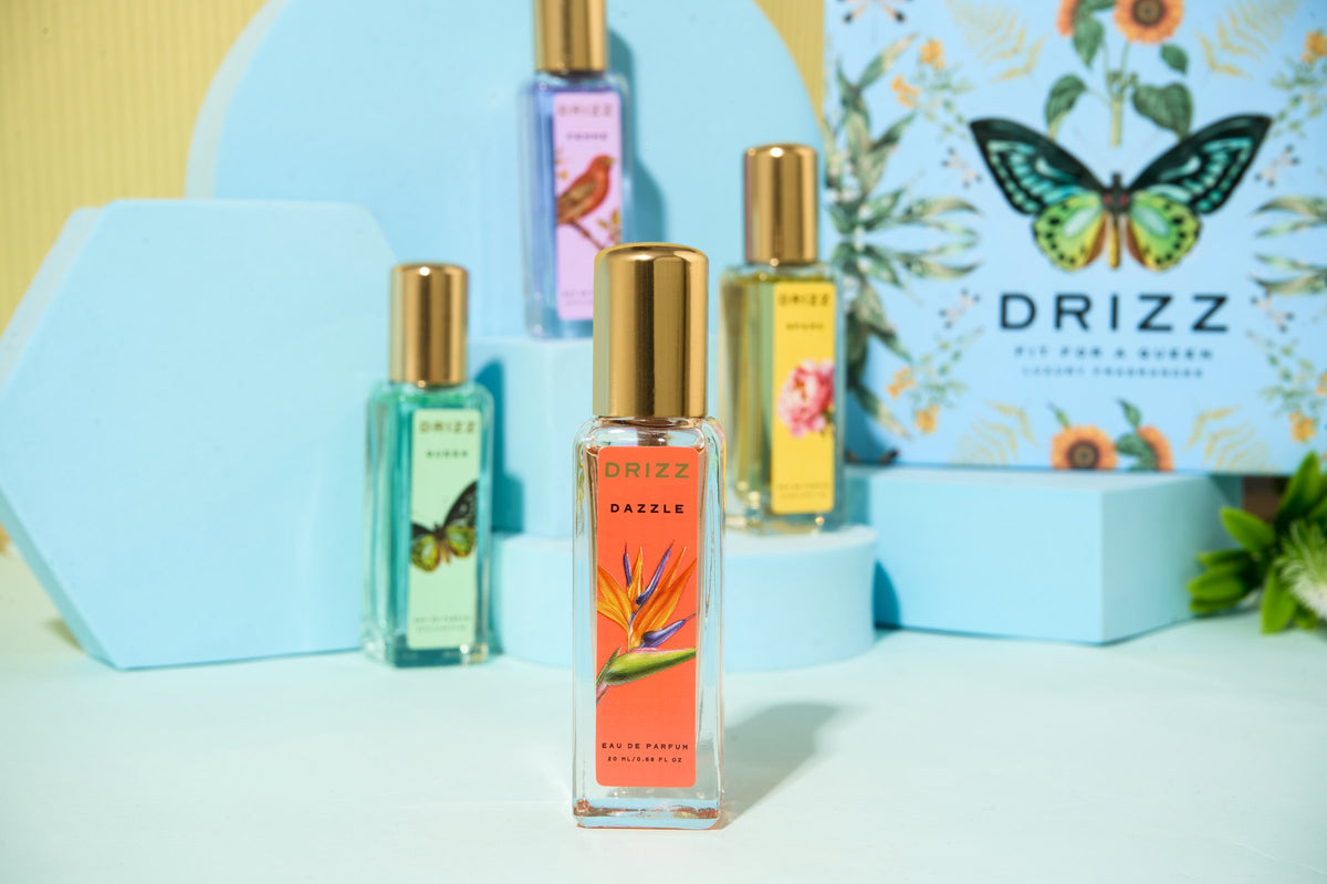 DRIZZ Dazzle Eau de Parfum lifestyle shot