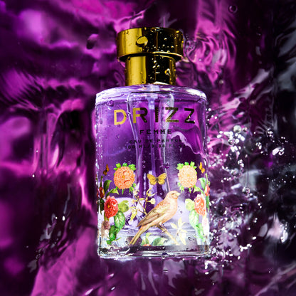 DRIZZ Femme Eau de Parfum lifestyle shot