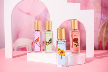 DRIZZ Good Vibes Eau de Parfum lifestyle shot
