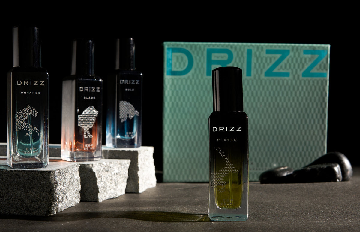 DRIZZ Player Eau de Parfum lifestyle shot