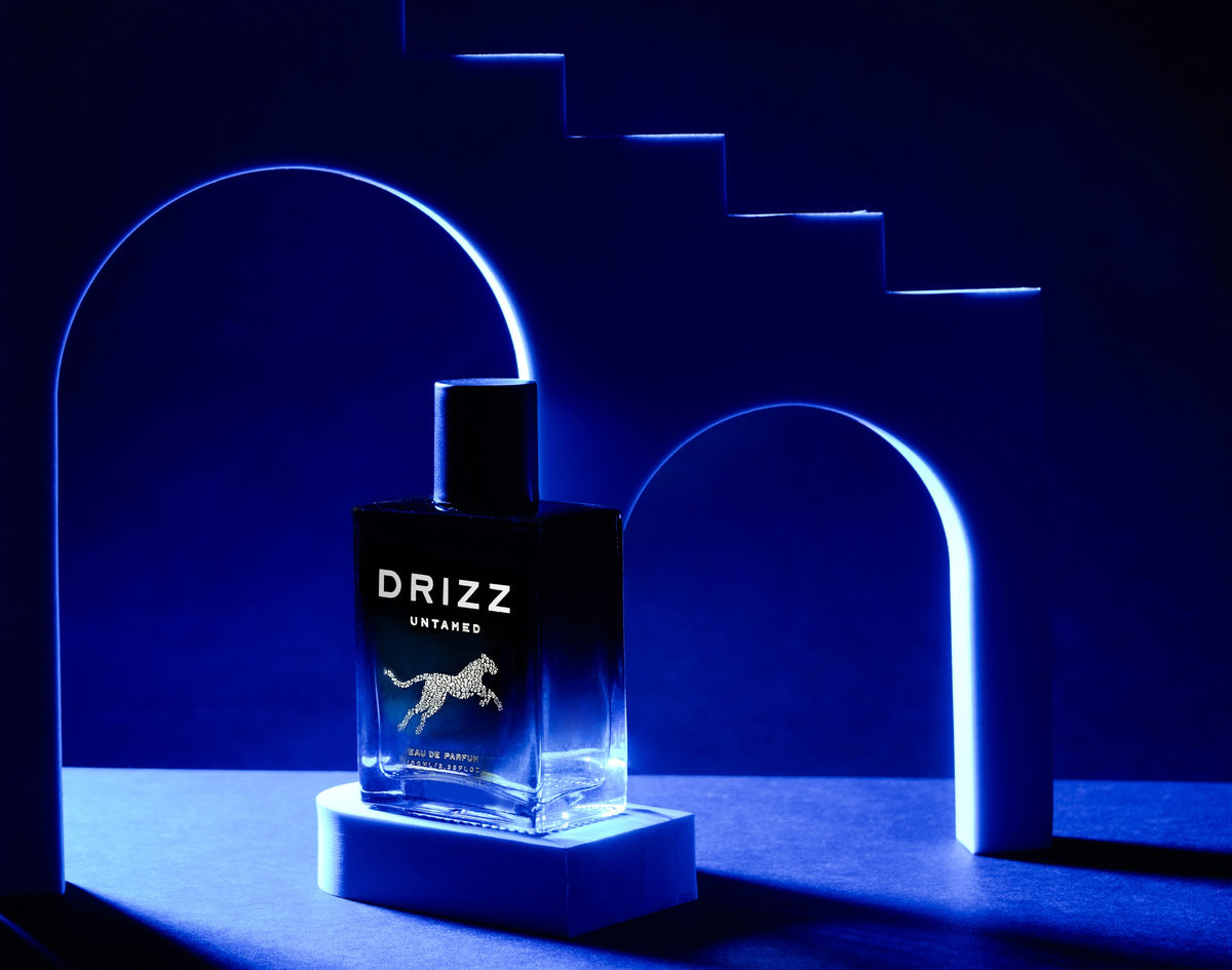 DRIZZ Untamed Eau de Parfum lifestyle shot