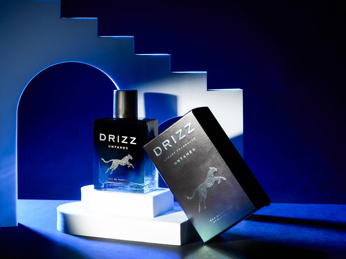 DRIZZ Untamed Eau de Parfum lifestyle shot