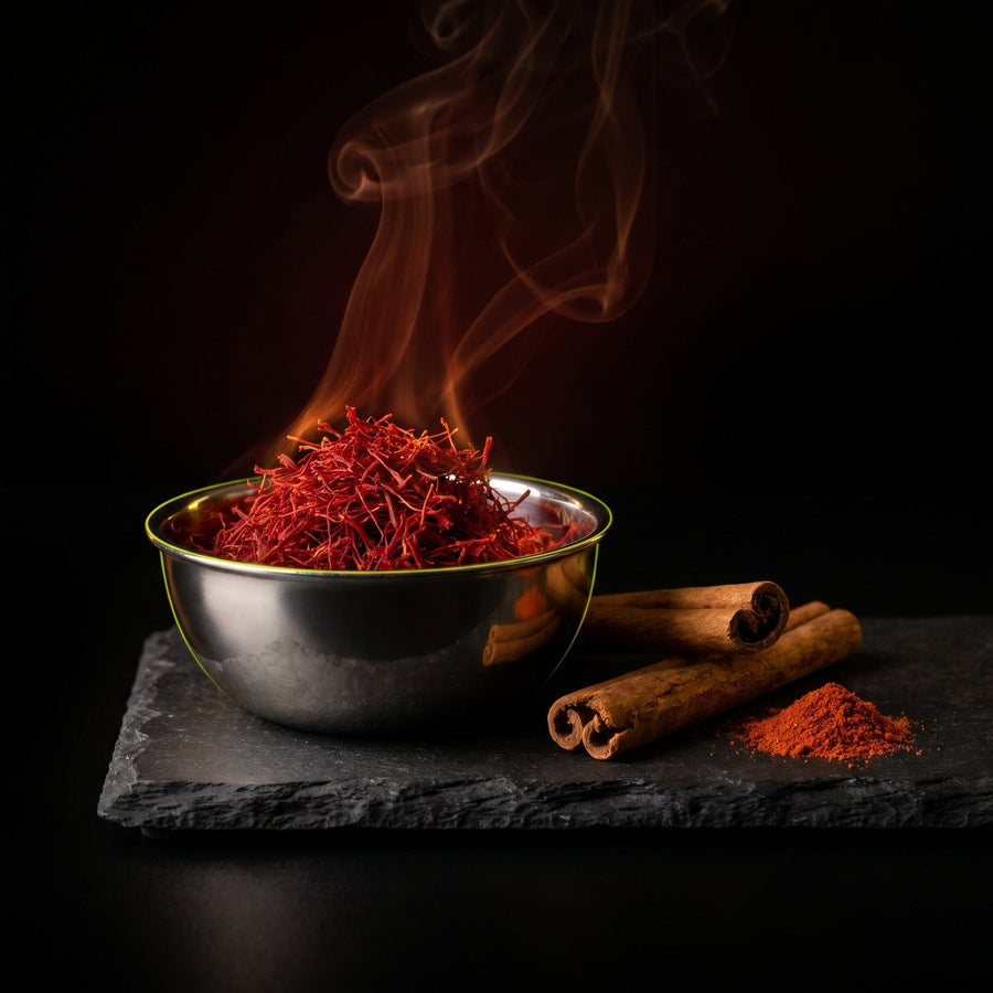 Cinnamon · Saffron · Paprika